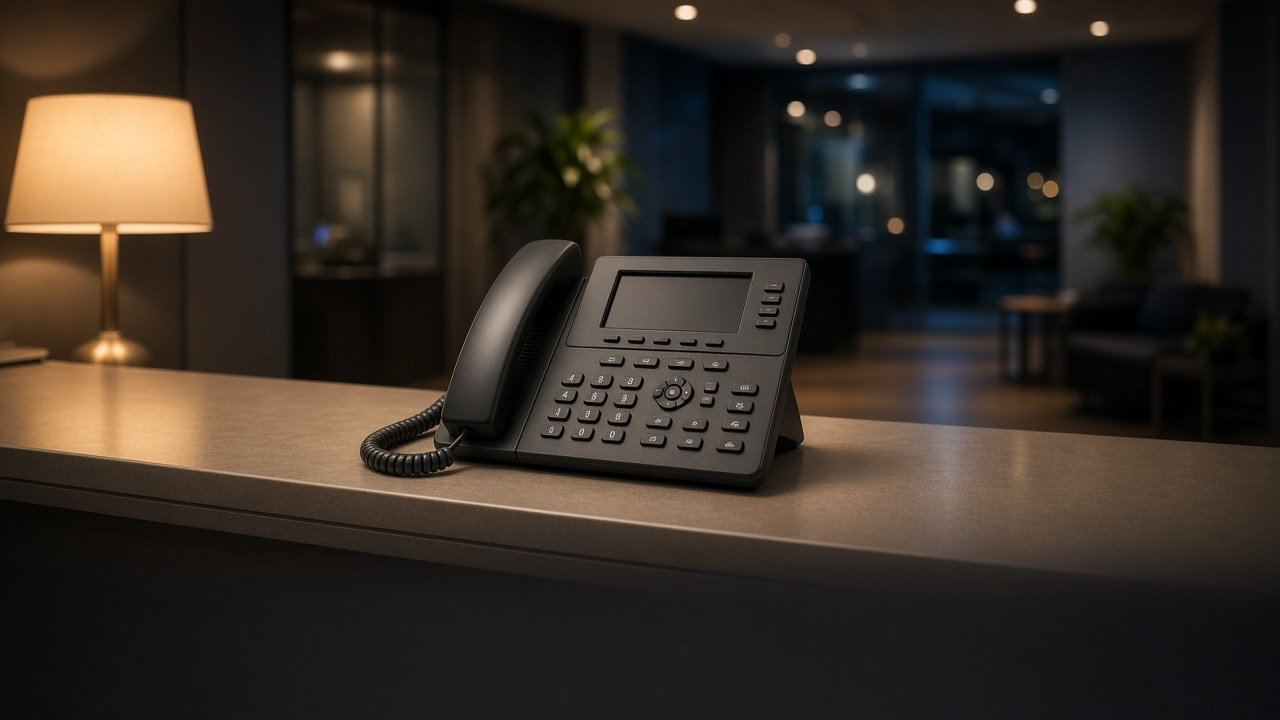 Línea telefónica de la empresa